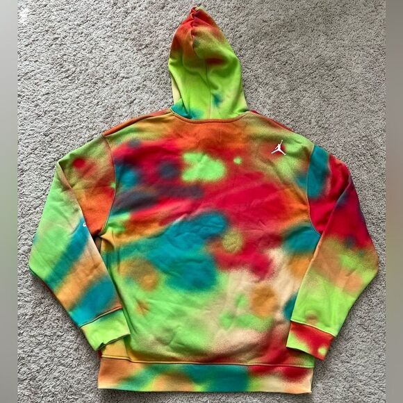 Nike Air Jordan Flight MVP Pullover Hoodie Tie Dye - Picture 7 of 9